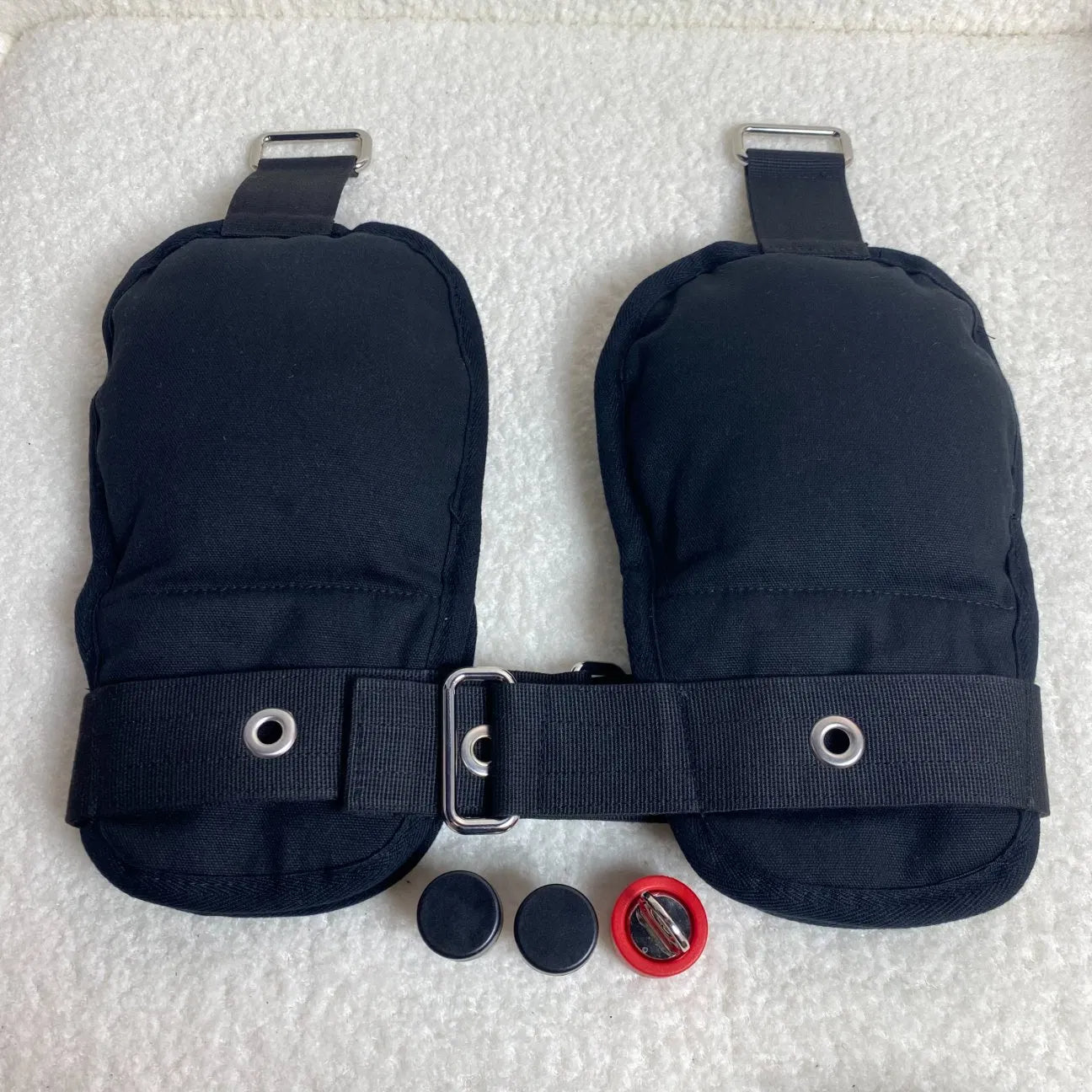 Soft Padded Restraining Mittens with Harness Belt