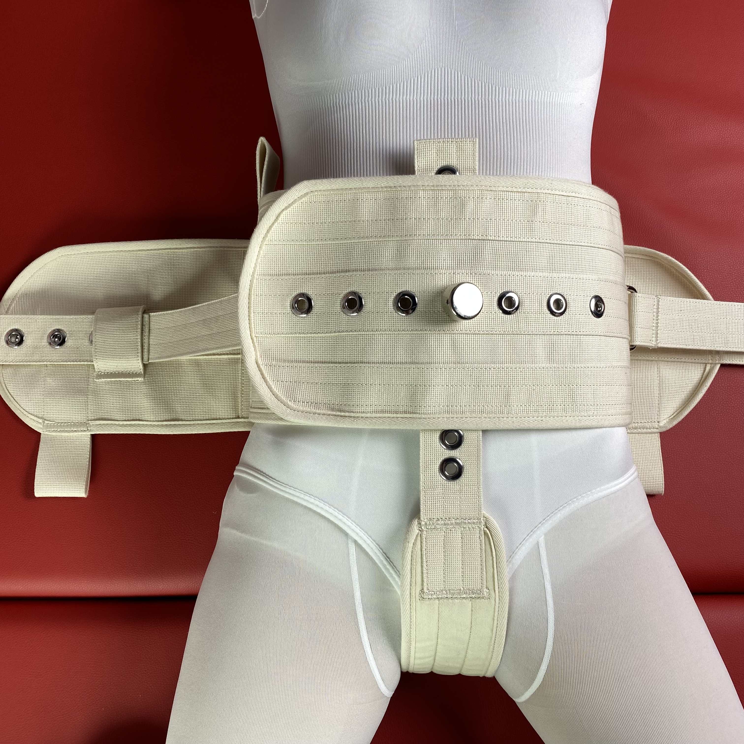 Modular Bed Bondage Set 12 Point Restraints Beige