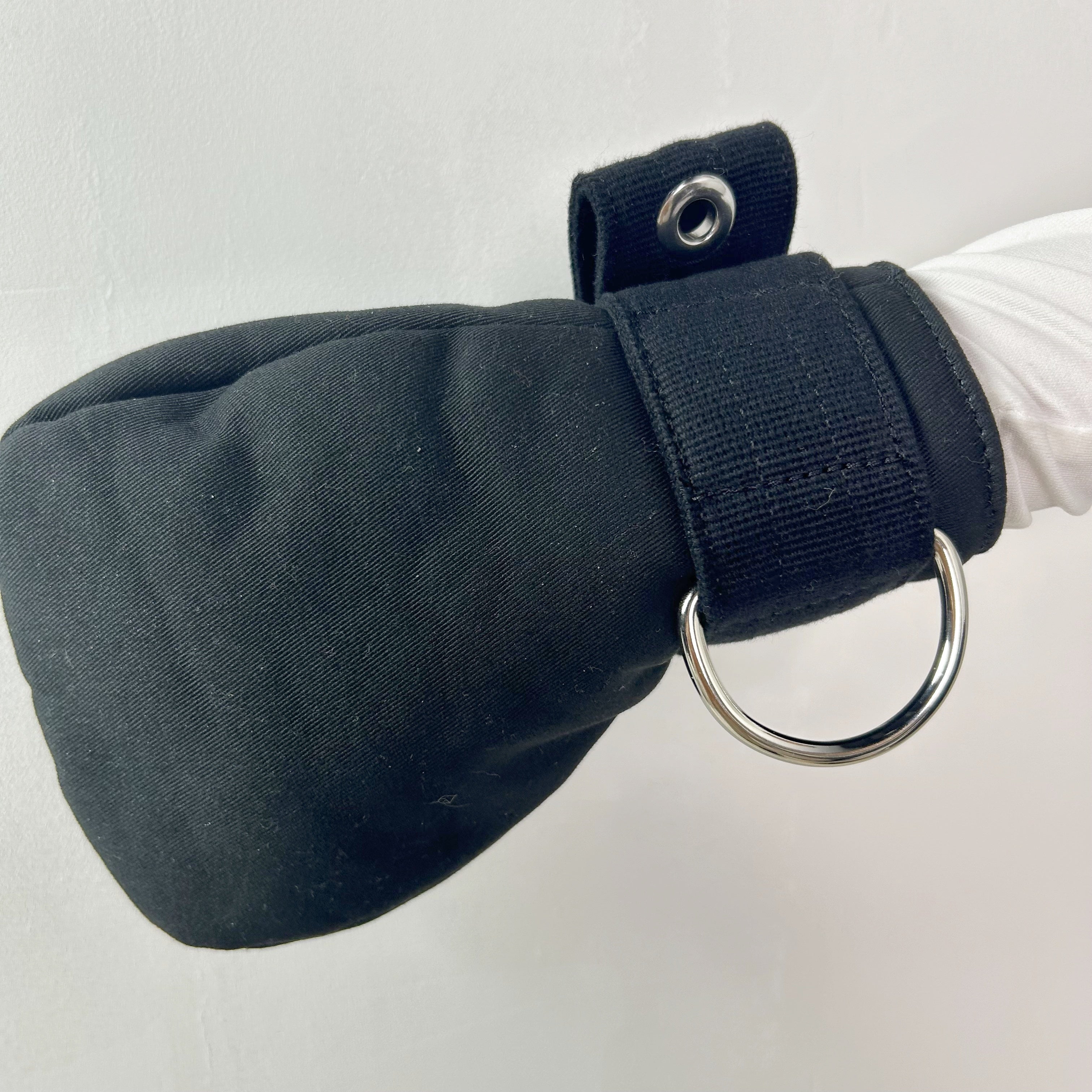 BDSM Restraint Punishment Age Regression Mittens Black