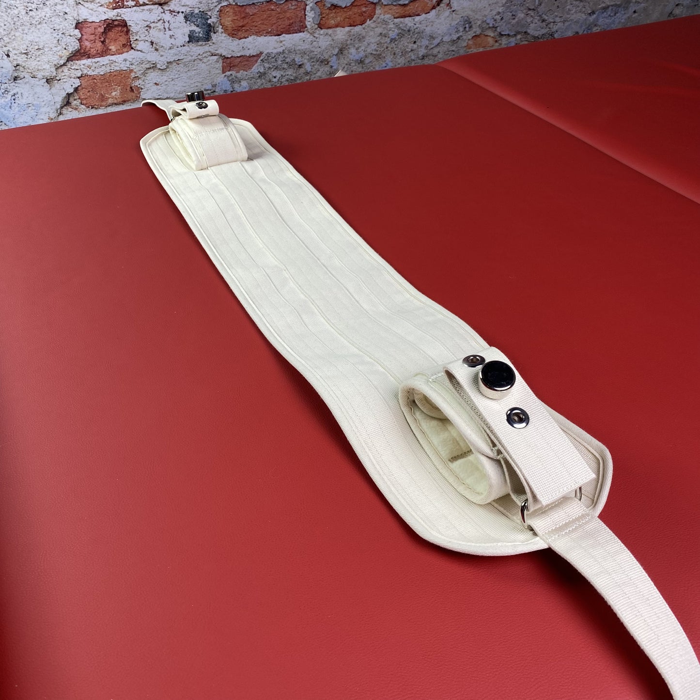 Ankle Restraint Strap with Connection Belt Beige