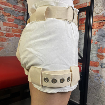 Windelüberhose für Erwachsene ABDL Abschließbare Shorts Beige